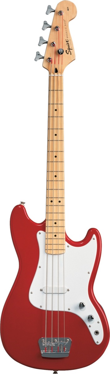 Squier Squier Bronco Electric Bass, Maple Fingerboard - Torino Red