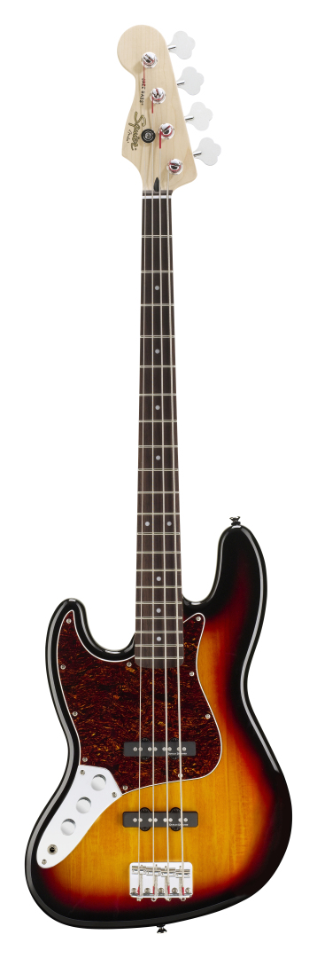 Squier Squier Vintage Modified Jazz Bass, Left-Handed - 3-Color Sunburst