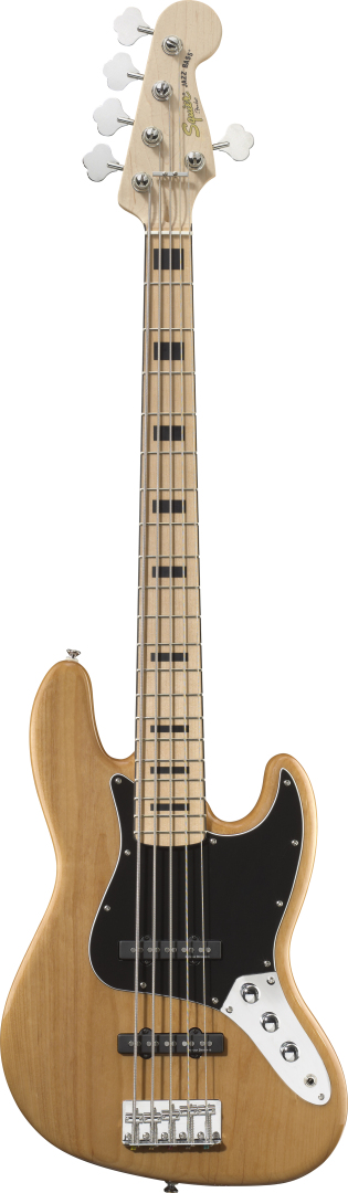 Squier Squier Vintage Modified Jazz Bass V Electric Bass, 5-String - Natural