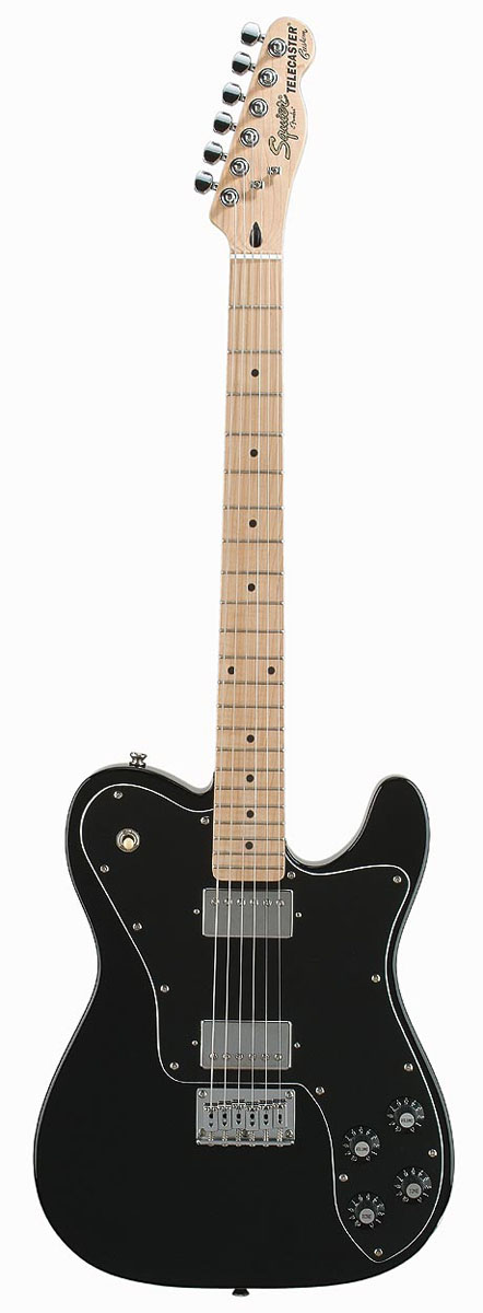 Squier Squier Telecaster Custom Electric Guitar, with Maple Fretboard - Black