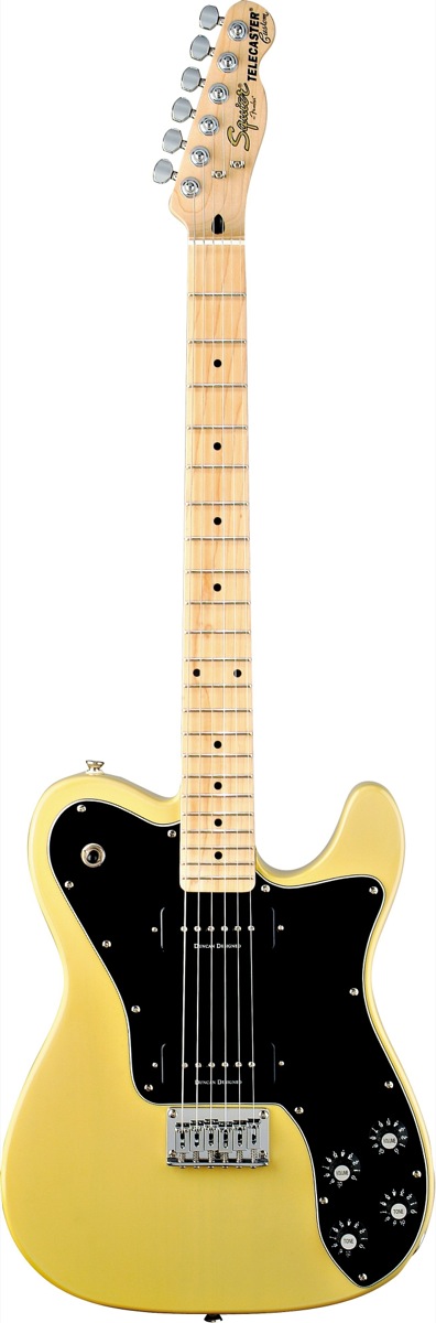 Squier Squier Vintage Modified Tele Custom II Guitar, Maple Fretboard - Vintage Blonde