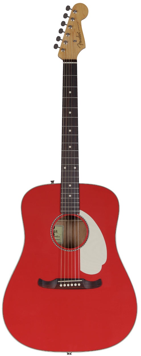 Fender Fender Kingman C USA Acoustic-Electric Guitar with Case - Fiesta Red