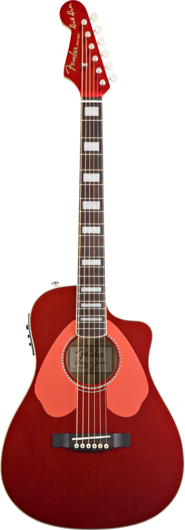 Fender Fender Dick Dale Malibu SCE Signature Acoustic-Electric Guitar - Surfin Red
