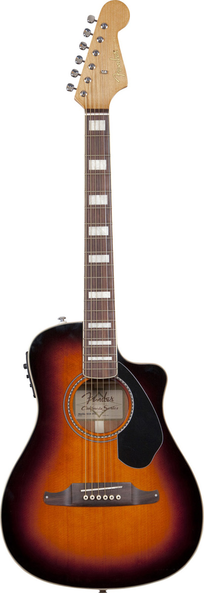 Fender Fender Malibu SCE Acoustic-Electric Guitar - 3-Color Sunburst