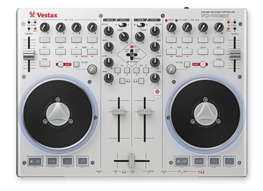 Vestax Vestax VCI100MKII USB MIDI DJ Controller and Audio Interface