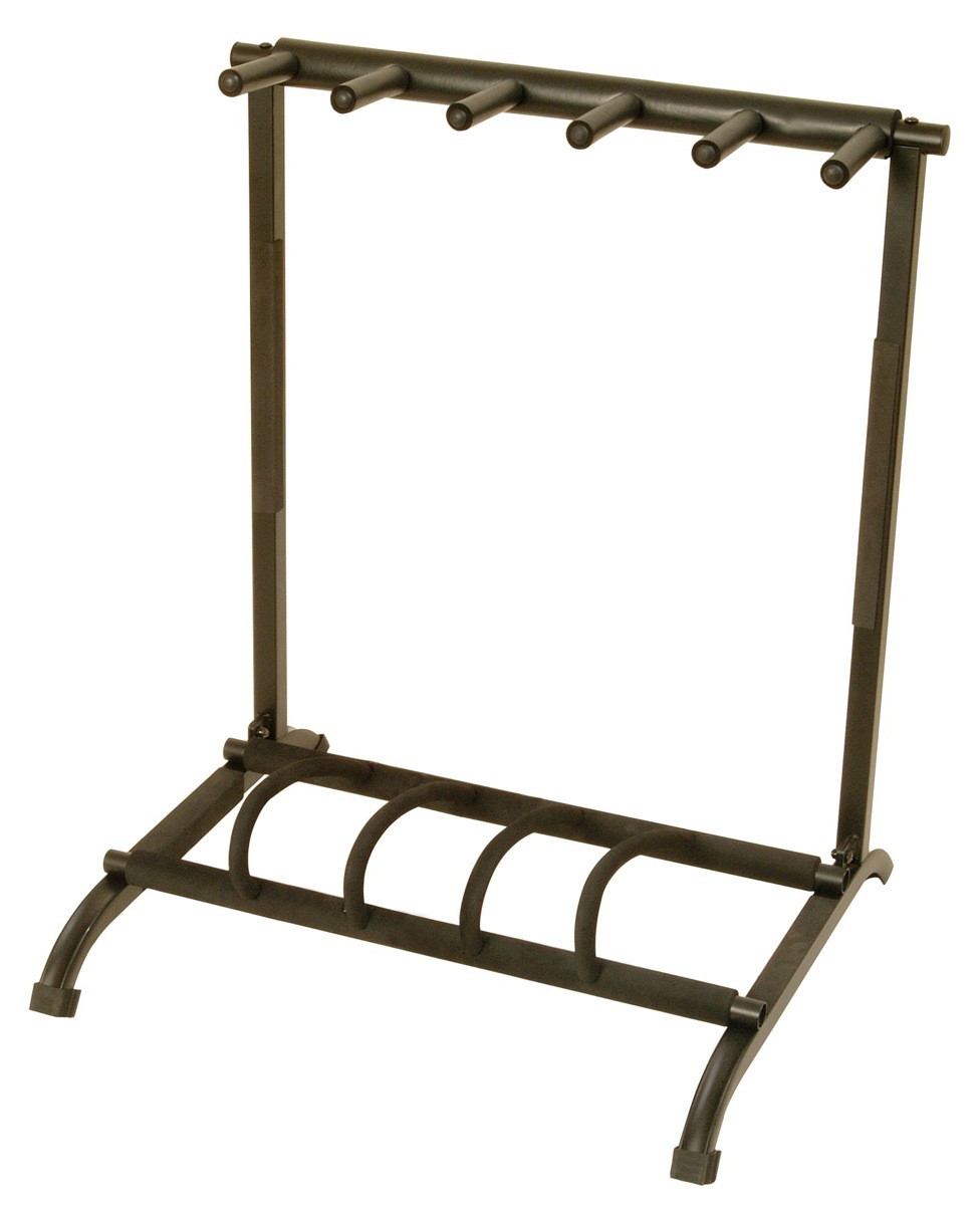 On-Stage On-Stage GS7561 Foldable Multi-Guitar Stand, 5-Space