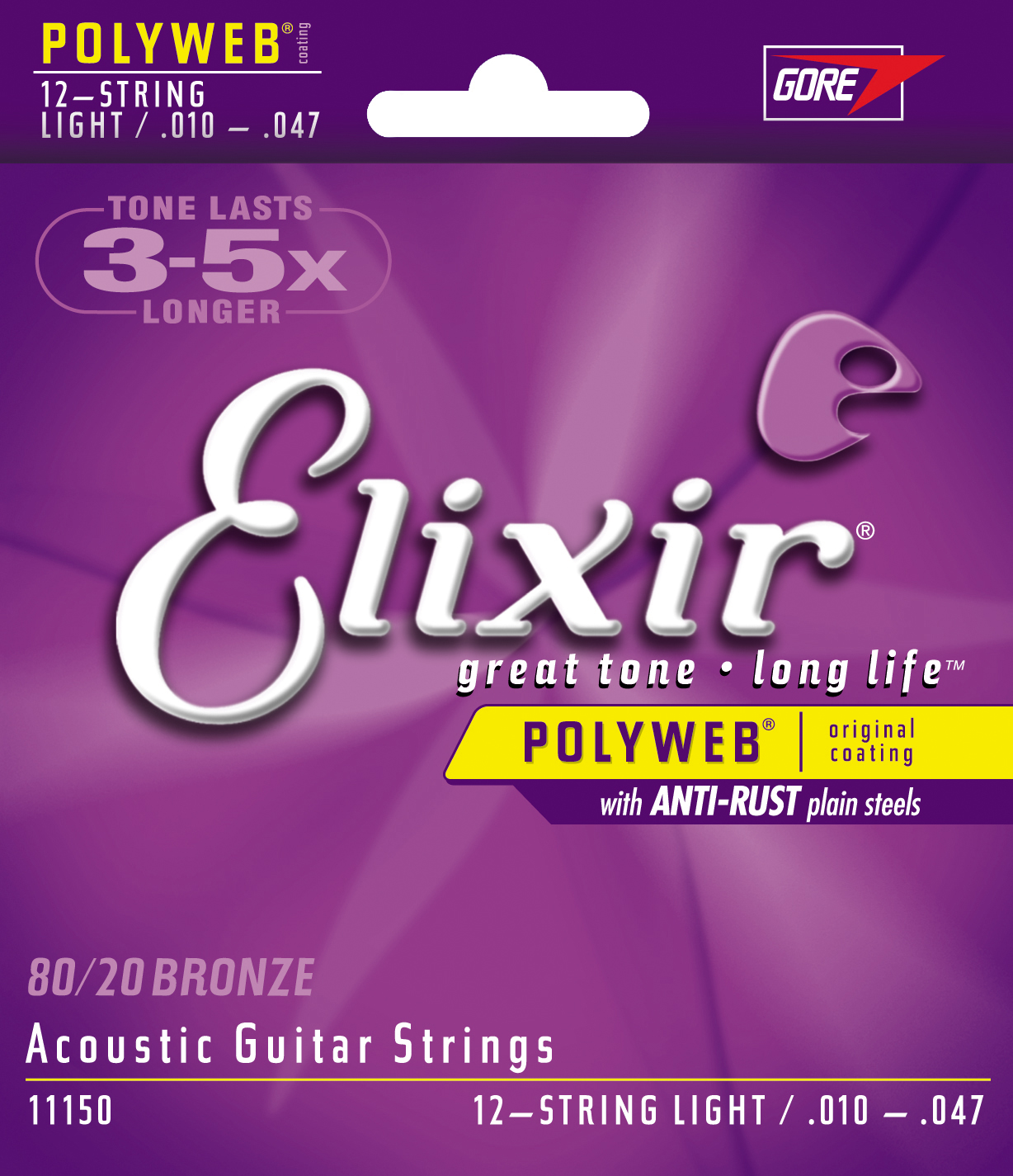 Elixir Elixir 11050 Polyweb Smooth Acoustic Guitar Strings