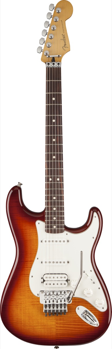 Fender Fender Standard Stratocaster Plus Top, Locking Tremolo, Rosewood - Tobacco Sunburst