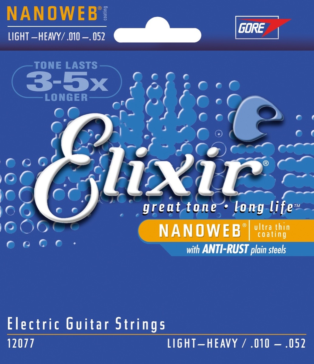 Elixir Elixir Nanoweb Electric Guitar Strings (10-52)