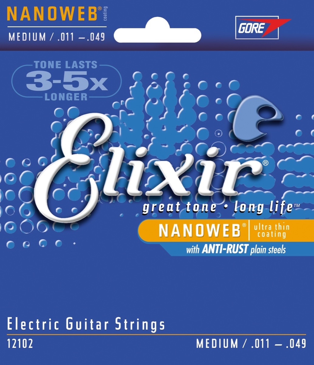 Elixir Elixir Nanoweb Electric Guitar Strings (10-46)
