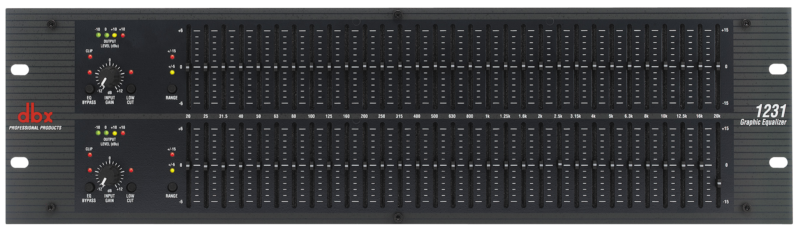 DBX dbx 1231 Graphic Equalizer, Dual 31-Band