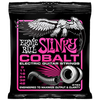 Ernie Ball Ernie Ball Cobalt Super Slinky Electric Guitar Strings (9-42)