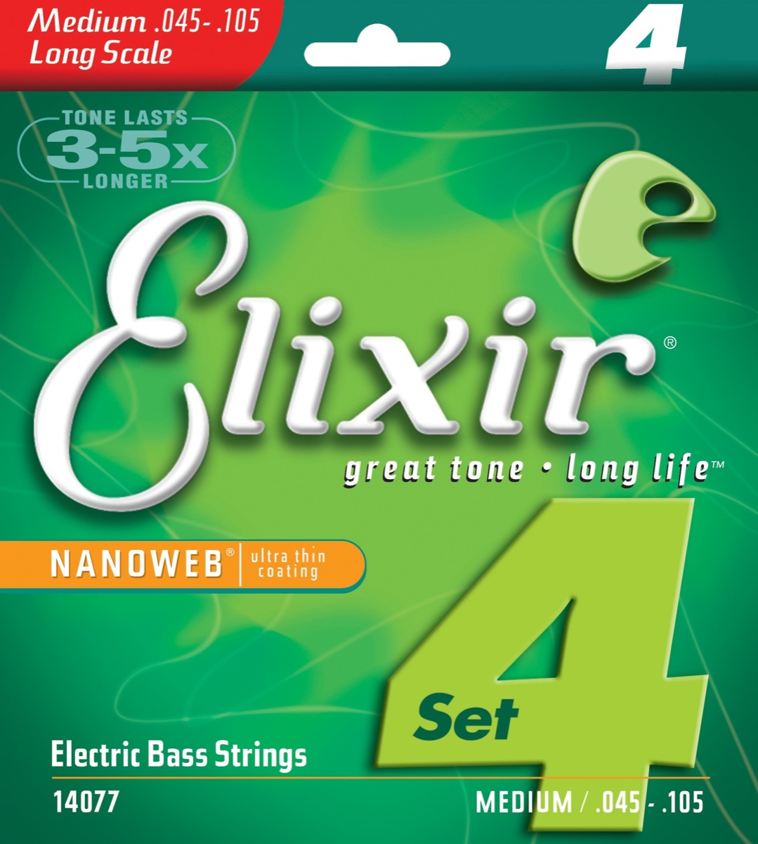 Elixir Elixir Nanoweb Electric Bass Strings (45-105)