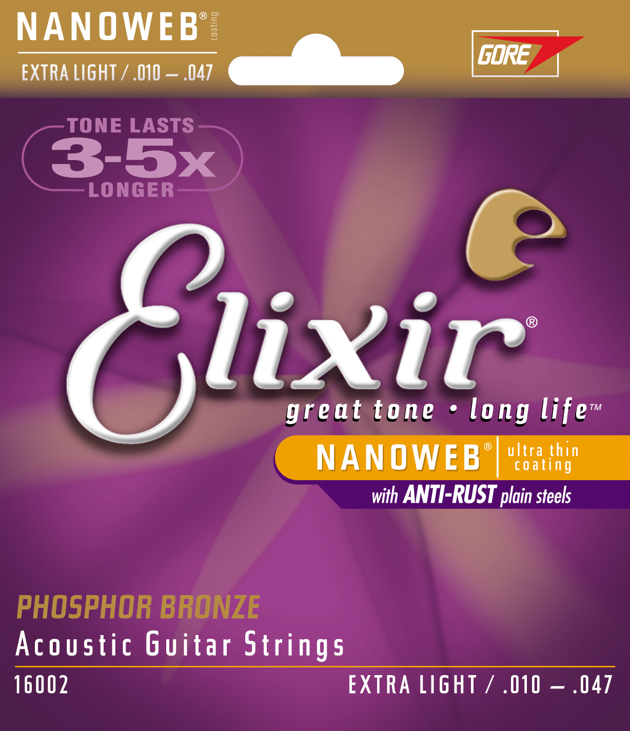 Elixir Elixir Nanoweb Bronze Acoustic Guitar Strings