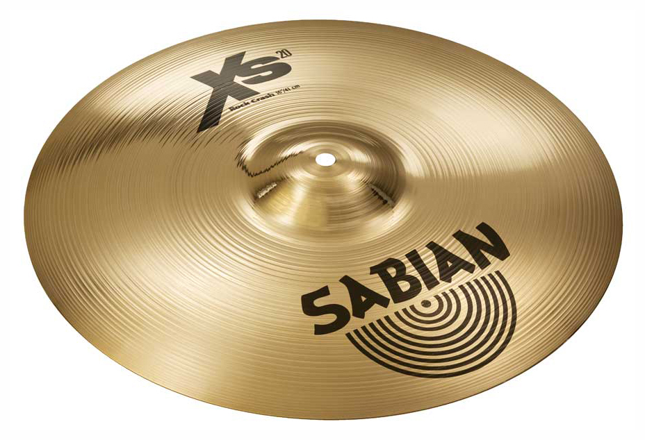 Sabian Sabian XS20 Rock Crash Cymbal, Brilliant - Brilliant (16 Inch)