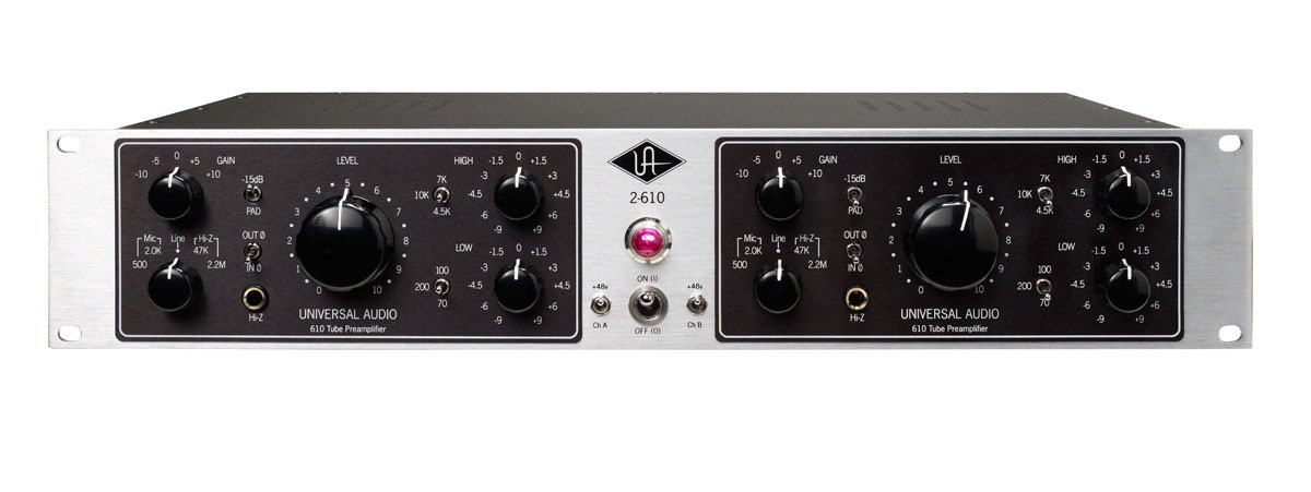 Universal Audio UA 2-610S Silverface Microphone Preamp