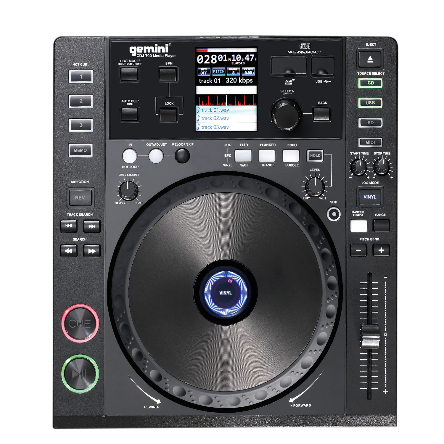 Gemini Gemini CDJ-700 Professional CD/MP3 Player