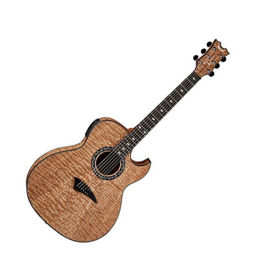 Dean Dean Exhibition Quilt Ash Acoustic-Electric Guitar - Gloss Natural