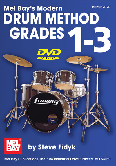 Mel Bay Mel Bay Modern Drum Method DVD, Grades 1-3