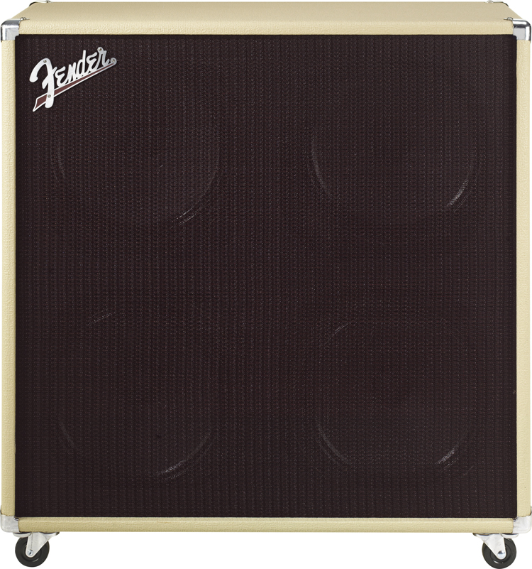 Fender Fender Super-Sonic 100 Straight Speaker Cab, (100 W, 4x12) - Blonde/Oxblood