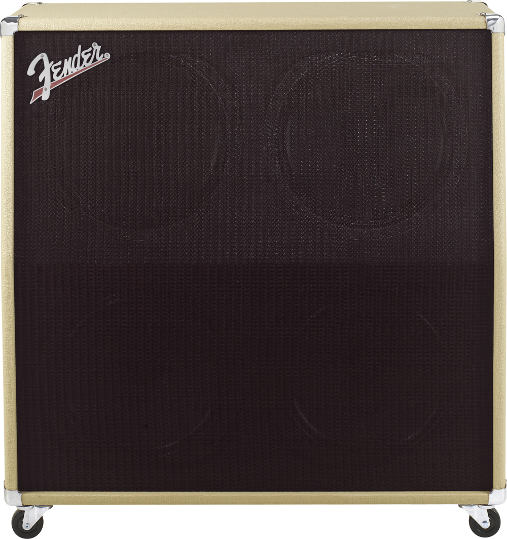 Fender Fender Super-Sonic 100 Slant Speaker Cab, (100 W, 4x12) - Blonde/Oxblood
