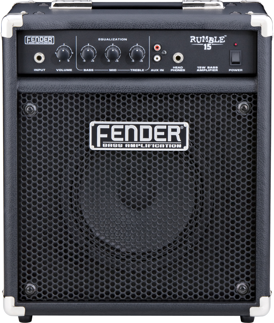 Fender Fender Rumble 15 Bass Guitar Combo Amplifier, 15 W