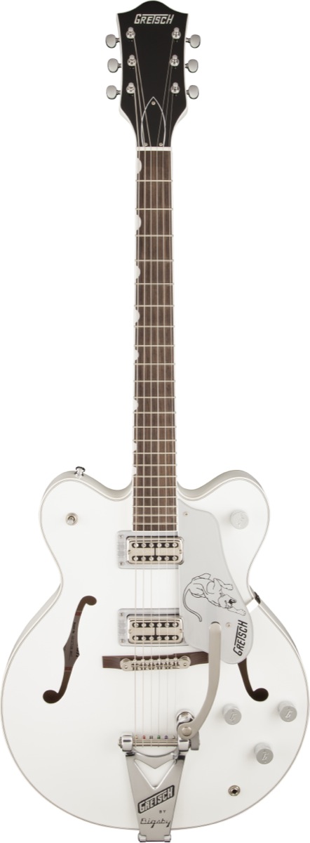 Gretsch Guitars and Drums Gretsch G6137TCB Panther Electric Guitar (with Case) - White