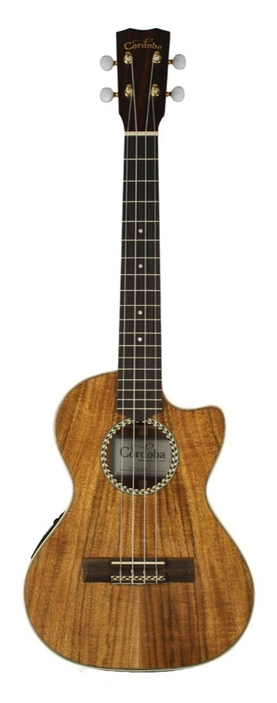 Cordoba Guitars Cordoba 25TKCE Tenor Acoustic-Electric Ukulele with Gig Bag