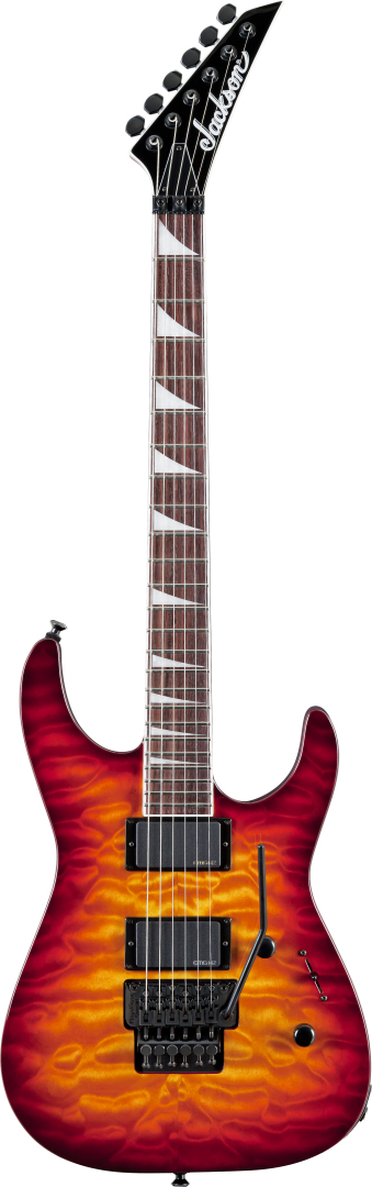 Jackson Jackson SLX Soloist Electric Guitar with Floyd Rose - Burnt Cherry Sunburst