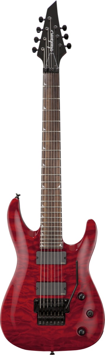 Jackson Jackson SLATXMG3-7 Soloist Electric Guitar with Floyd Rose, 7-String (Rosewood Fingerboard) - Transparent Red