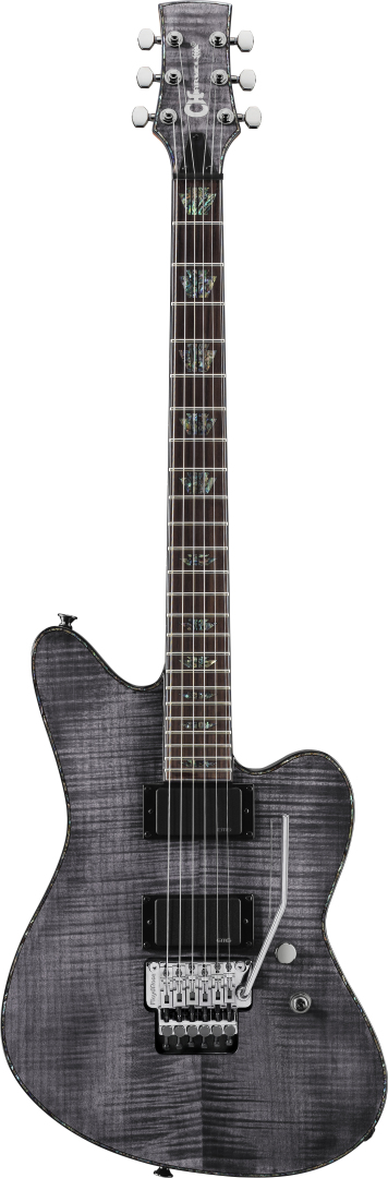 Charvel Charvel SK-1 FR Electric Guitar with Floyd Rose - Transparent Black