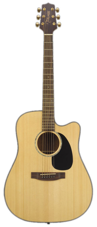 Takamine Takamine EG340C Cutaway Acoustic-Electric Guitar - Natural