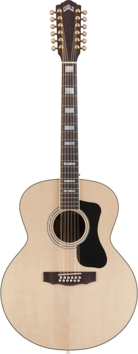 Guild Guild F-1512 Jumbo Acoustic Guitar, 12-String with Case - Natural