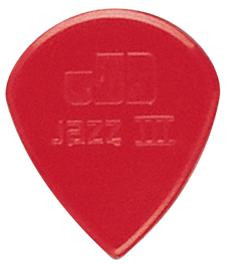 Dunlop Dunlop Nylon Jazz III Guitar Picks, 6 Pack - Red