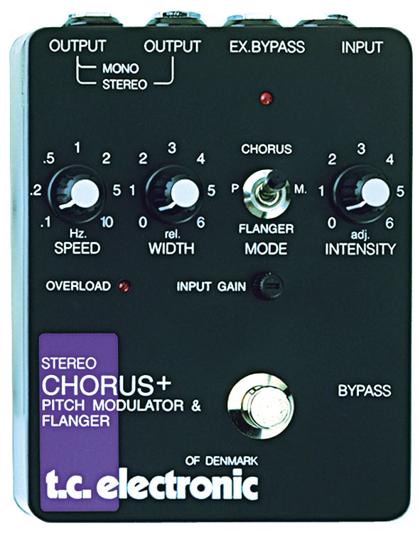 TC Electronic and TC-Helicon TC Electronic SCF Stereo Chorus/Pitch Modulator/Flanger Pedal