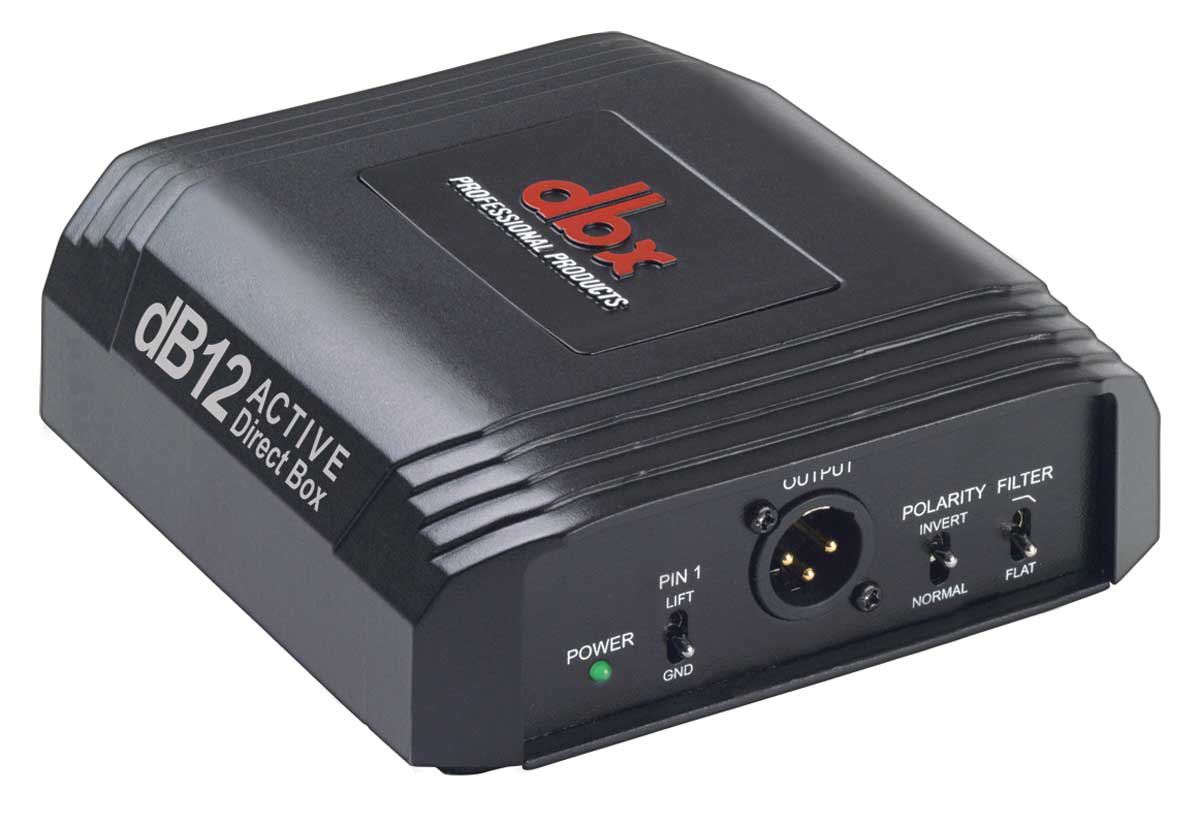 DBX dbx DB12 48-Volt Phantom Power Active Direct Box