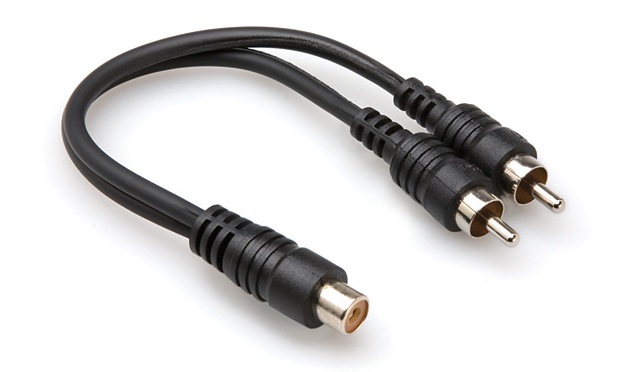 Hosa Hosa YRA-105 Female RCA to Dual Male RCA Y-Cable