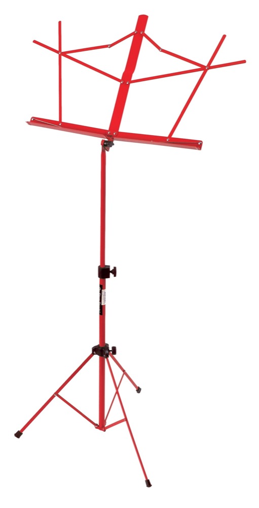 On-Stage On-stage Folding Music Stand (Model SM7122) - Red