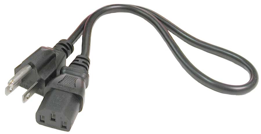 Hosa Hosa PWC-155 3-Wire Grounded Straight Power Cable (6 Foot)