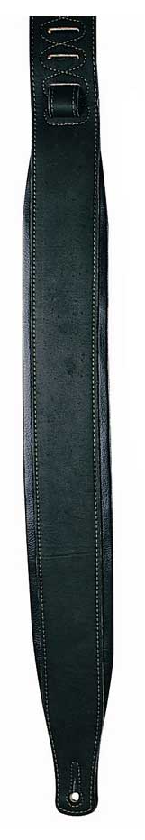 Levy's Levy's PM32 Guitar Strap, Leather, Padded - Black