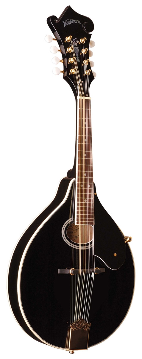 Washburn Washburn M1SDL A-Style Mandolin - Black