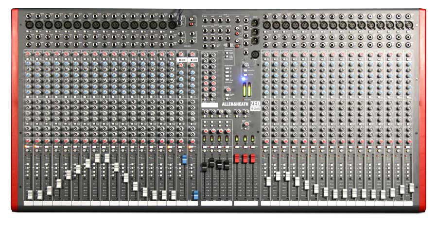 Allen and Heath Allen and Heath ZED-436 Mixer, 36-Channel, USB Interface