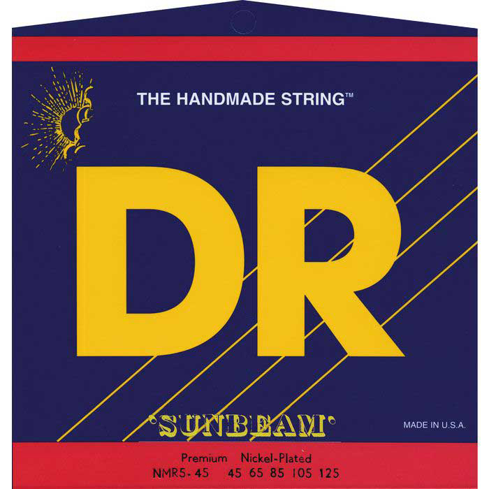 DR Strings DR Strings Sunbeam Nickel 5-String Bass Strings (45-125)