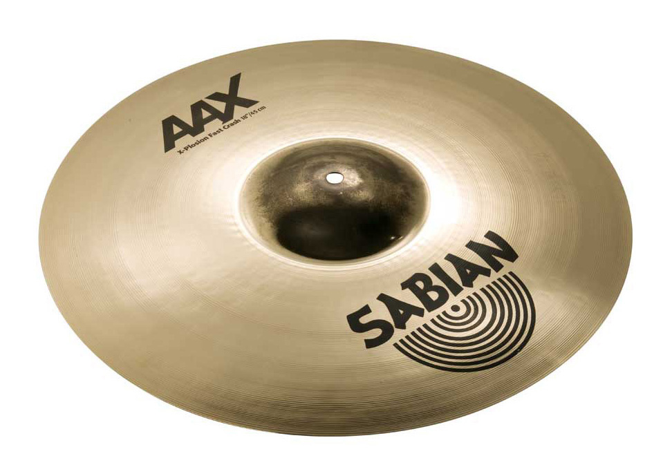 Sabian Sabian AAX X-Plosion Fast Crash Cymbal, Brilliant Finish - Brilliant Finish (18 Inch)