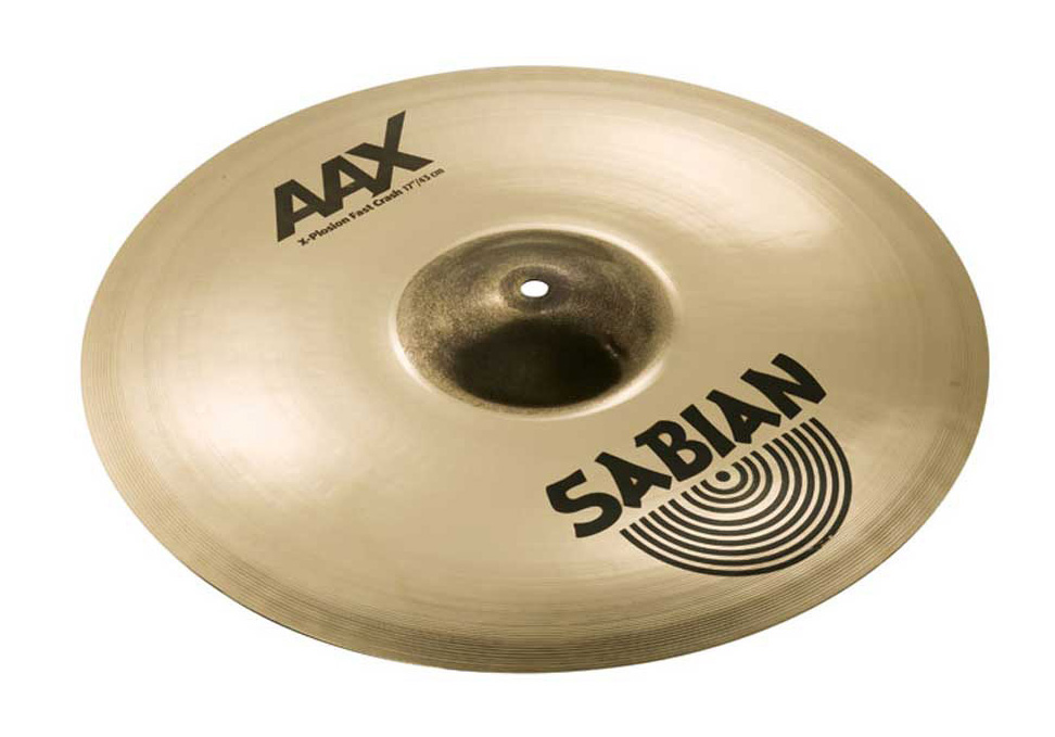 Sabian Sabian AAX X-Plosion Fast Crash Cymbal, Brilliant Finish - Brilliant Finish (17 Inch)