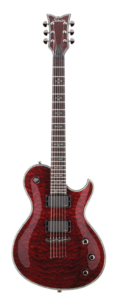 Schecter Schecter Hellraiser Series Solo 6 Electric Guitar - Black Cherry