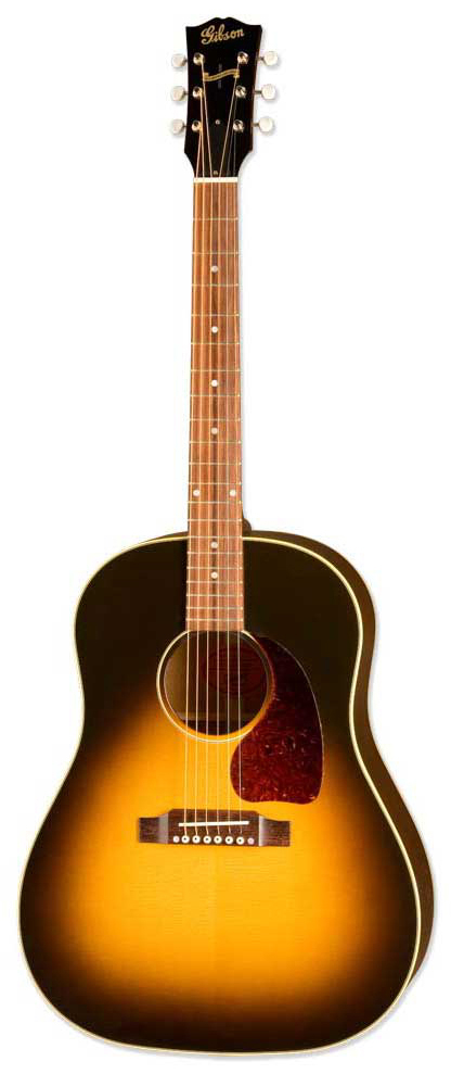 Gibson Gibson J-45 True Vintage Acoustic-Electric Guitar with Case - Vintage Sunburst