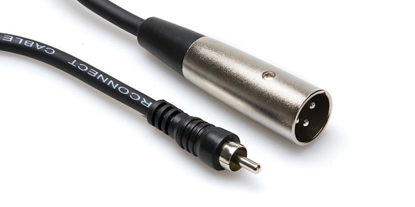 Hosa Hosa XRM-105 XLR Male to RCA Interconnect Cable (5 Foot)