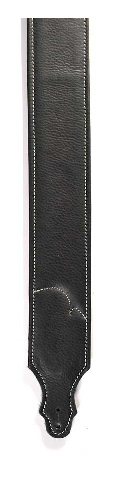 Franklin Straps Franklin Leather Guitar Strap, 2.5-inch - Black