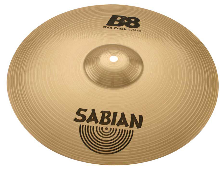 Sabian Sabian B8 Bronze Thin Crash Cymbal (14 Inch)